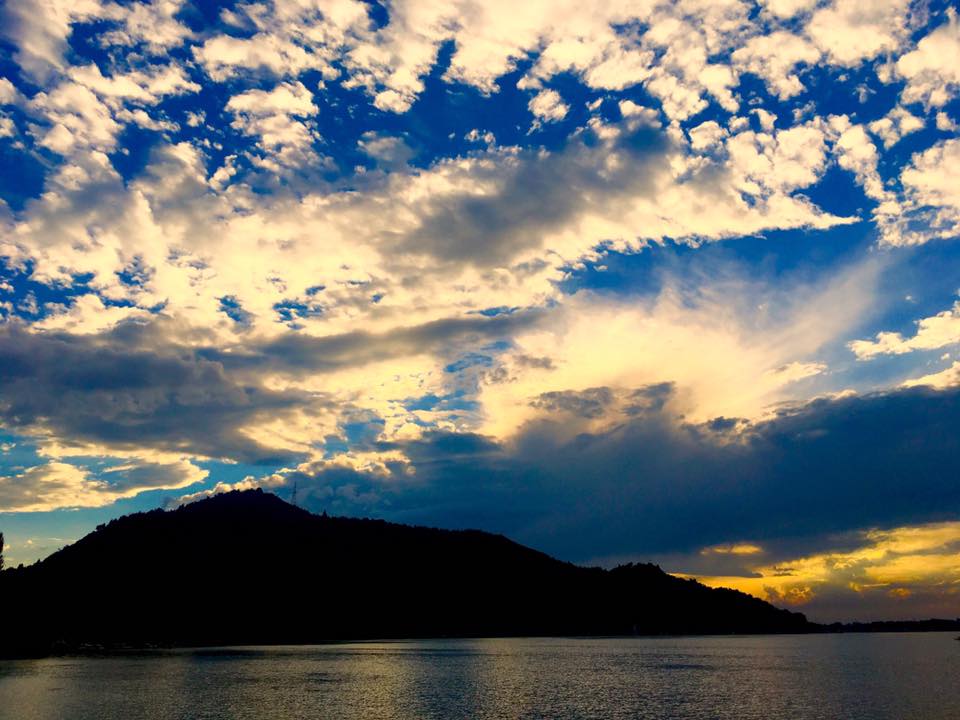 Wild clouds over Shankaracharya Temple